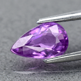 Genuine 100% Natural Purple Sapphire 0.61ct 6.8 x 4.0mm Pear SI1 Clarity 