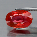 Genuine Red Sapphire 1.89ct 8.6 x 5.7mm Oval SI1 Clarity