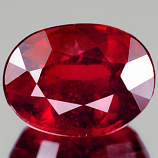 Genuine RUBY 1.76ct 8.0 x 6.0mm Oval SI2 Clarity