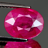 Genuine RUBY 3.88ct 10.4 x 8.2mm Oval SI1 Clarity