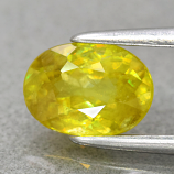 Genuine 100% Natural Sphene 0.87ct 7.0 x 5.0mm Oval SI1 Clarity