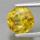 Genuine 100% Natural Sphene 0.93ct 6.0 x 6.0mm Round Cut SI1 Clarity