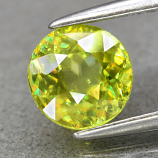 Genuine 100% Natural Sphene 0.96ct 6.0 x 6.0mm Round Cut SI1 Clarity 