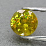 Genuine 100% Natural Sphene 0.99ct 6.0 x 6.0mm Round Cut SI1 Clarity