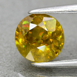 Genuine 100% Natural Sphene 1.03ct 6.0 x 5.8mm Round Cut SI1 Clarity