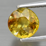 Genuine 100% Natural Sphene 1.03ct 6.0 x 6.0mm Round Cut SI1 Clarity