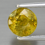 Genuine 100% Natural Sphene 1.09ct 5.8 x 5.8mm Round Cut SI1 Clarity