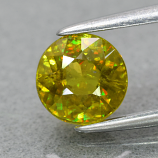 Genuine 100% Natural Sphene 1.19ct 6.0 x 6.0mm Round Cut SI1 Clarity