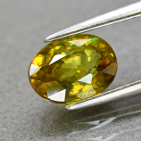 Genuine 100% Natural Sphene 1.31ct 7.2 x 5.4mm Oval VS Clarity