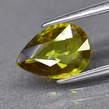 Genuine 100% Natural Sphene 1.48ct 9.6 x 7.0mm Pear SI1 Clarity