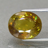 Genuine 100% Natural Sphene 3.29ct 9.8 x 8.0mm Oval SI1 Clarity
