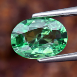 Genuine 100% Natural Tsavorite Garnet .91ct 7.2 x 5.2mm Oval SI1 Clarity