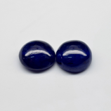 Genuine BLUE SAPPHIRES 8.18ct 9.0 x 9.0mm Round Pair 