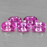 Genuine Pink Sapphire .63ct 6.1 x 4.2mm Oval VS1 Clarity