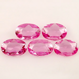 Genuine Pink Sapphires 0.37ct VVS1 6.0 x 4.1x 1.6mm Madagascar VVS1