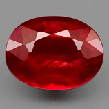Genuine Ruby 1.91ct 8.1 x 6.1mm Oval SI Clarity