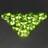 Genuine 100% Natural Peridot .46ct 6.0 x 4.0mm Oval VS1 Clarity