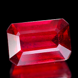 Genuine RUBY 3.09ct 9.2 x 6.3 x 4.6mm Octagon