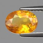 Genuine Yellow Sapphire 1.30ct 7.8x5.8x3.3mm SI1 Tanzania  