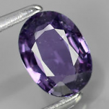 Genuine 100% Natural Purple Sapphire 0.64ct 6.11x4.51x2.28mm SI1 Thailand (Certified)