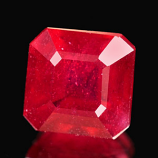 Genuine RUBY 1.57ct 6.7 x 6.5 x 4.4mm Square