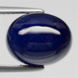 Genuine Blue Sapphire 10.72ct 12.2x9.7x8.1mm Semi-transparent Madagascar