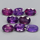 Genuine 100% Natural Purple Sapphires 0.27cts VS1 5x3mm Tanzania 