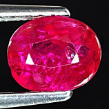 Genuine 100% Natural RUBY 1.02ct 6.8 x 5.6 x 3.3mm Oval