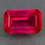 Genuine RUBY 1.19ct 7.6 x 4.7 x 3.3mm Octagon