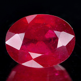 Genuine RUBY 2.37ct 8.6 x 6.6 x 4.5mm Oval