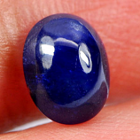 Genuine Cabochon Ceylon Blue Sapphire 1.86ct 8.0 x 6.3mm Oval Opaque