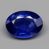 Genuine Blue Sapphire 0.83ct 6.5x4.8x2.7mm Oval SI1 Madagascar