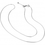 22" Adjustable Snake Chain .925 Sterling Silver