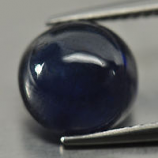 Genuine Cabochon Blue Sapphire 5.04ct 9.3x8.9x6.1mm opaque Madagascar