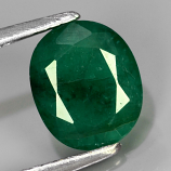 Genuine 100% Natural Colombian Emerald 1.53ct 8.5 x 7.0mm Oval I1 Clarity