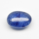 Genuine Cabochon Blue Sapphire 3.31ct 10.0x8.0x3.5mm SI2 Madagascar