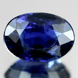 Genuine Blue Sapphire 0.63ct 8.0 x 6.0mm Oval SI2 Clarity