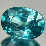 Genuine 100% Natural Blue Zircon 1.12ct 7.0x5.0mm VVS Cambodia