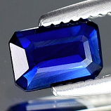 Genuine Blue Sapphire .46ct 5.7 x 3.8mm Octagon VS1 Clarity