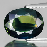 Genuine GREEN TRI COLOR SAPPHIRE 2.03ct 9.0 x 7.0 x 3.2mm Oval