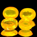 Genuine 100% Natural Yellow Fire Opal .51ct 6.7 x 5.2mm VVS Clarity