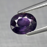 Genuine 100% Natural Purple Sapphire 1.21ct 6.8 x 5.5mm SI1 Clarity Madagascar