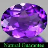 Genuine 100% Natural AMETHYST 1.76ct 9.0 x 7.0mm Oval
