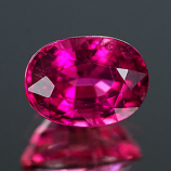 Genuine 100% Natural RUBELLITE TOURMALINE 1.18ct 7.2 x 5.3 x 4.6mm Oval