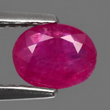 Genuine 100% Natural RUBY .64ct 6.0 x 4.8mm Oval SI2 Clarity