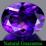 Genuine 100% Natural AMETHYST 1.74ct 9.0 x 7.0mm Oval