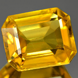 Genuine YELLOW SAPPHIRE 1.37ct 7.1 x 5.9 x 3.1mm Octagon