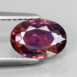 Genuine 100% Natural Purple Sapphire 1.56ct 9.0 x 6.2mm Oval SI1 Clarity 