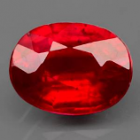 Genuine Ruby 1.93ct 8.1 x 6.1mm Oval SI Clarity