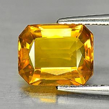 Genuine Yellow Sapphire 2.28ct 8.7 x 7.0mm Octagon IF Clarity